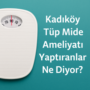 Kadıköy tüp mide ameliyatı yorumları ve süreç hakkında bilgi – tartı üzerinde kilo ölçümü görseli